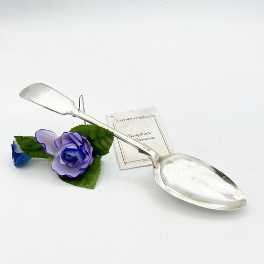 Grande Cucchiaio posata in argento sheffield antico 800 silver plated da portata Categoria  Sheffield & Argento