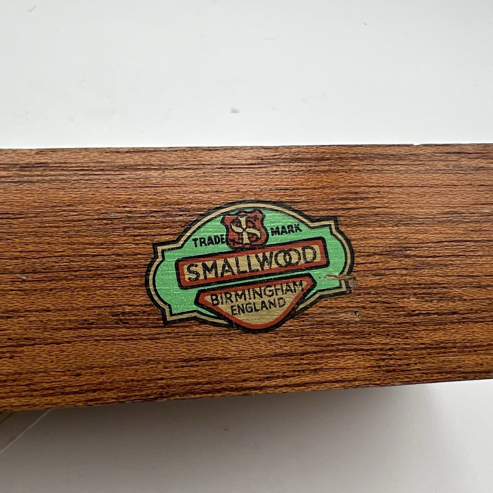 Grande Livella a due bolle antica in legno e ottone XX secolo inglese strumento Categoria  Attrezzi e Strumenti