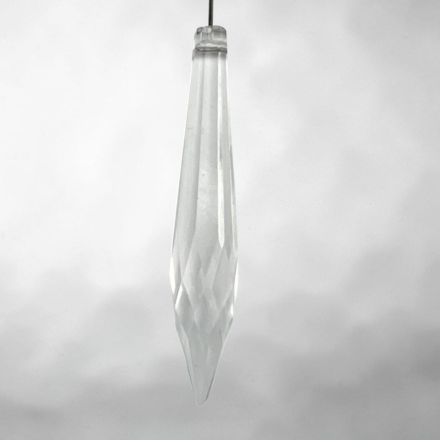 Grande Pendente di in cristallo sfaccettato Ricambio per lampadario pendaglio Categoria  Lampade Appliques