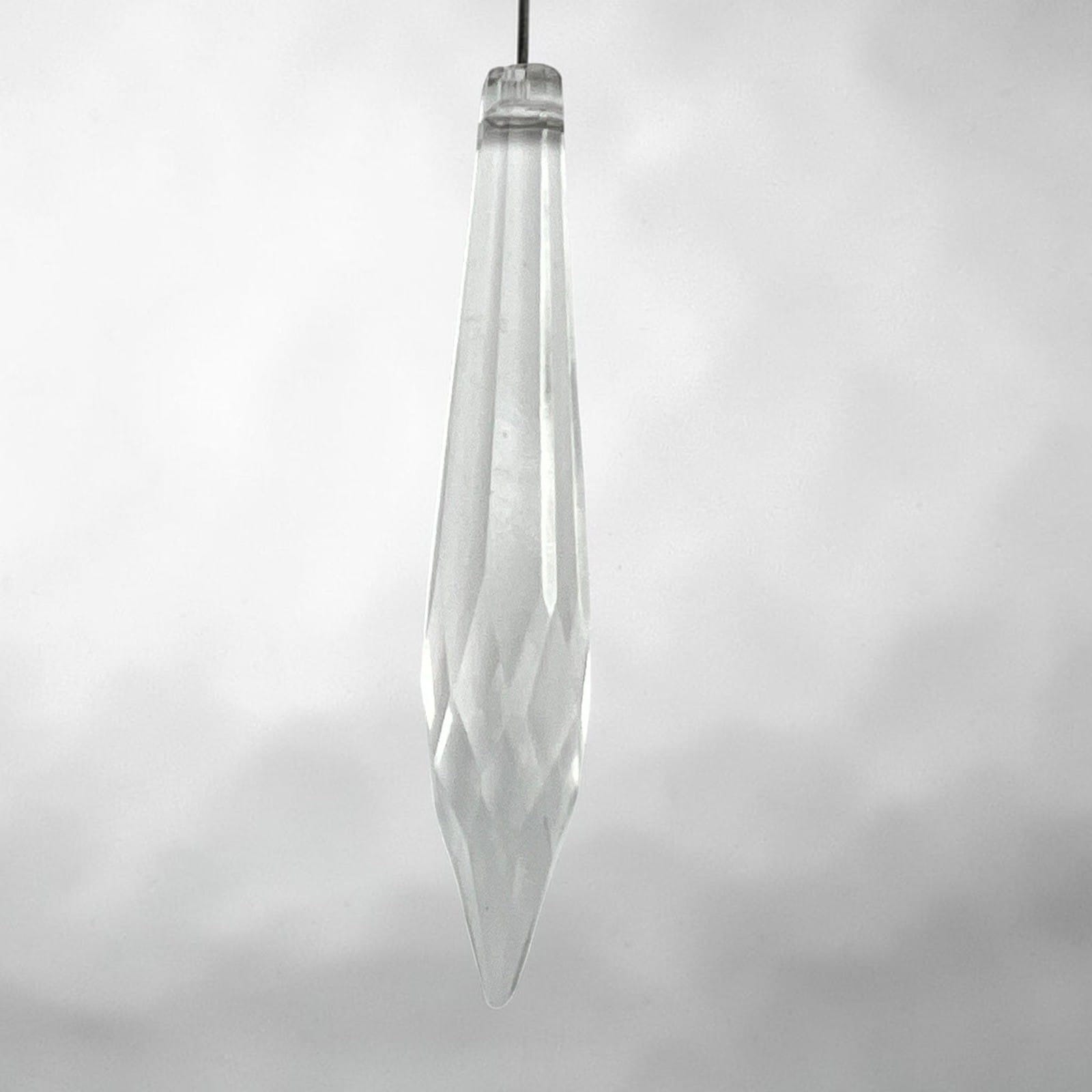Grande Pendente di in cristallo sfaccettato Ricambio per lampadario pendaglio Categoria  Lampade Appliques