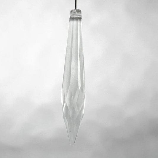 Grande Pendente di in cristallo sfaccettato Ricambio per lampadario pendaglio Categoria  Lampade Appliques