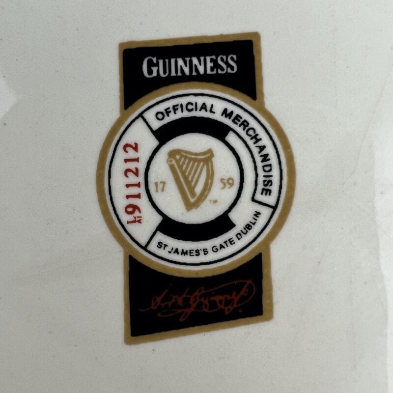 Guinness Birra Brocca in ceramica Vintage pubblicita anni 70 pub da collezione Categoria  Birra & dintorni