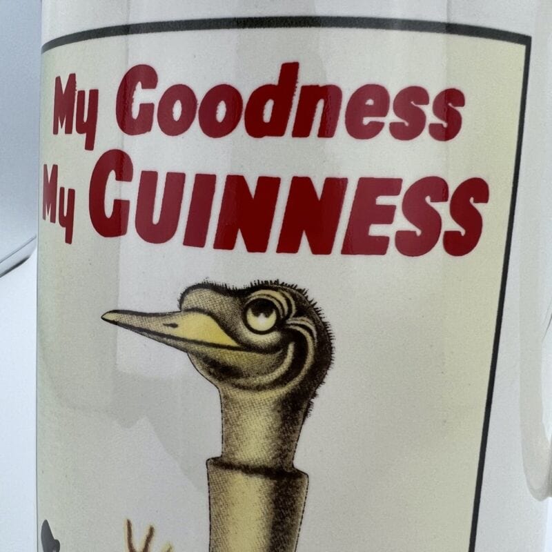 Guinness Birra Brocca in ceramica Vintage pubblicita anni 70 pub da collezione Categoria  Birra & dintorni