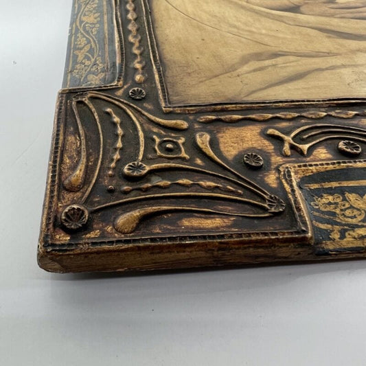 Icona antica religiosa sacra in legno Tavola Madonna dell'ulivo con Bambino Categoria  Oggetti sacri - rosari