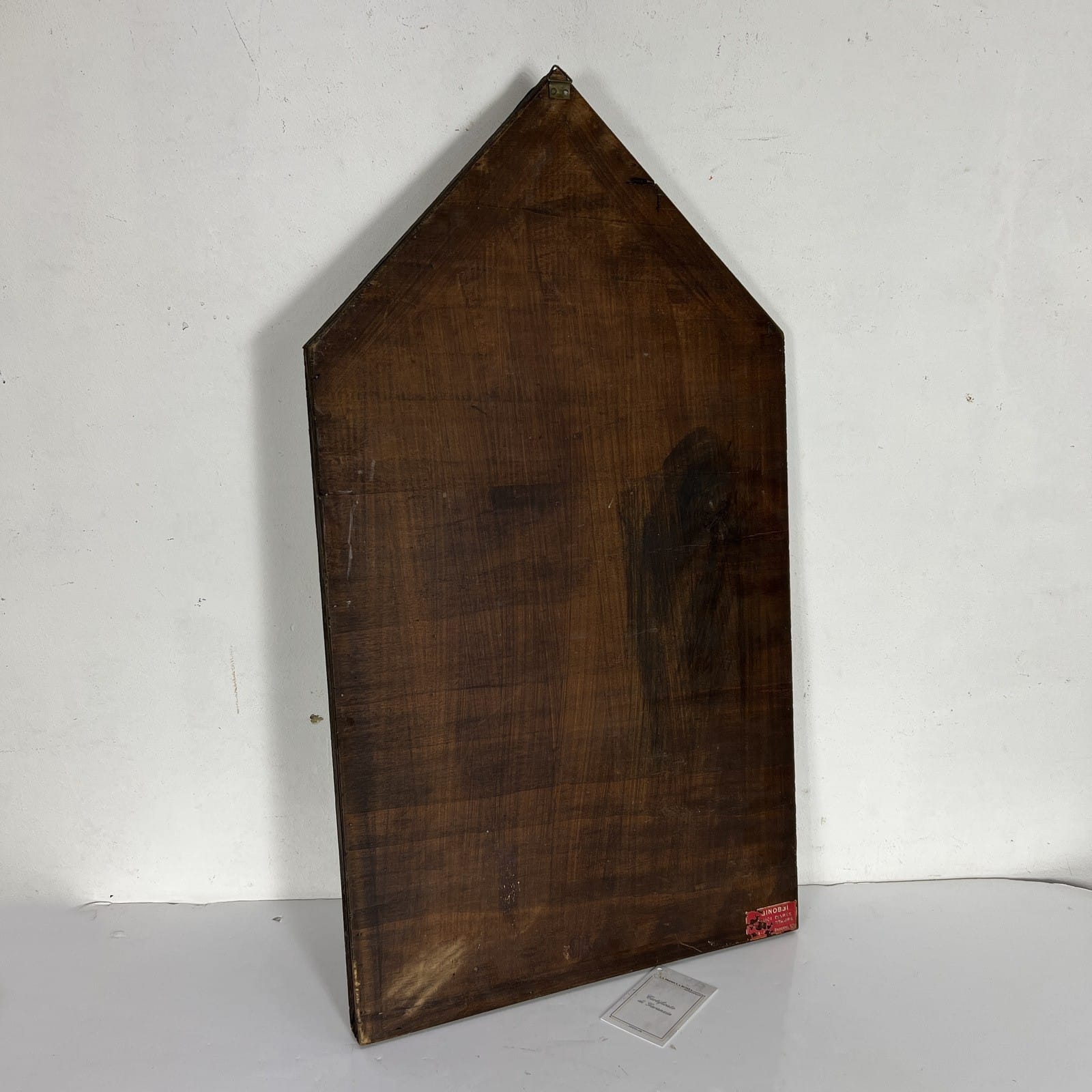Icona Bizantina stile antica Placca religiosa sacra in legno Madonna col Bambino Categoria  Oggetti sacri - rosari