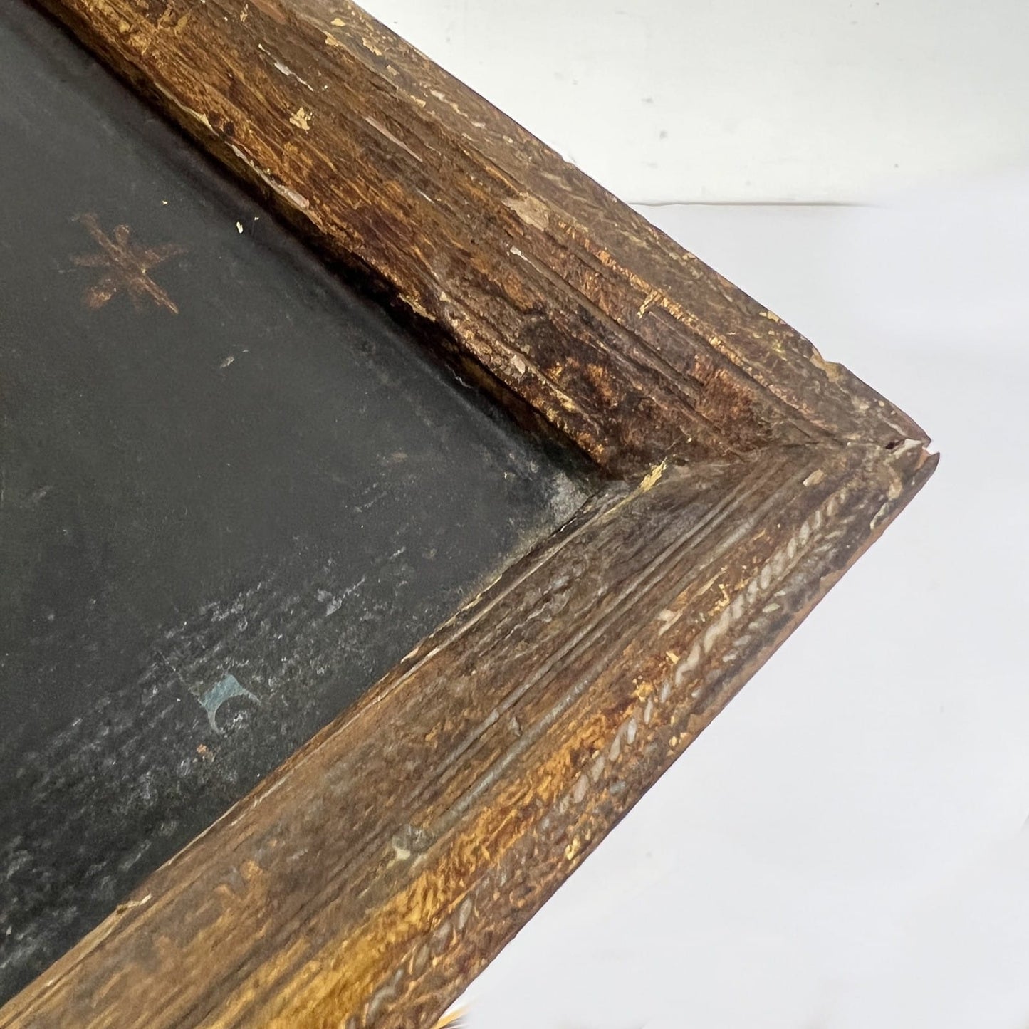 Icona Bizantina stile antica Placca religiosa sacra in legno Madonna col Bambino Categoria  Oggetti sacri - rosari