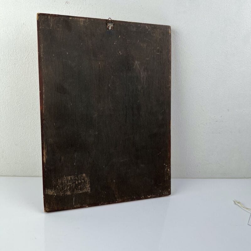 Icona Madonna con Bambino bizantina antica in tavola legno e oro Fiorentina Categoria  Oggetti sacri - rosari