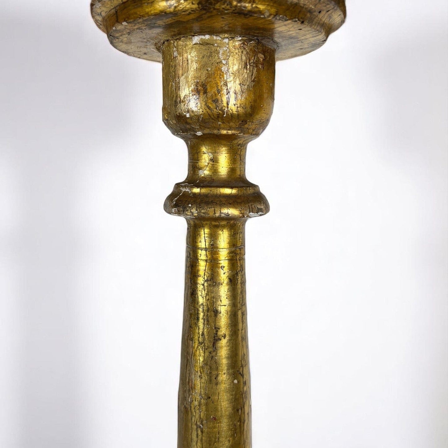 Lampada antica da tavolo in legno dorato oro Lume  Candeliere epoca '800 Categoria  Lampade Appliques