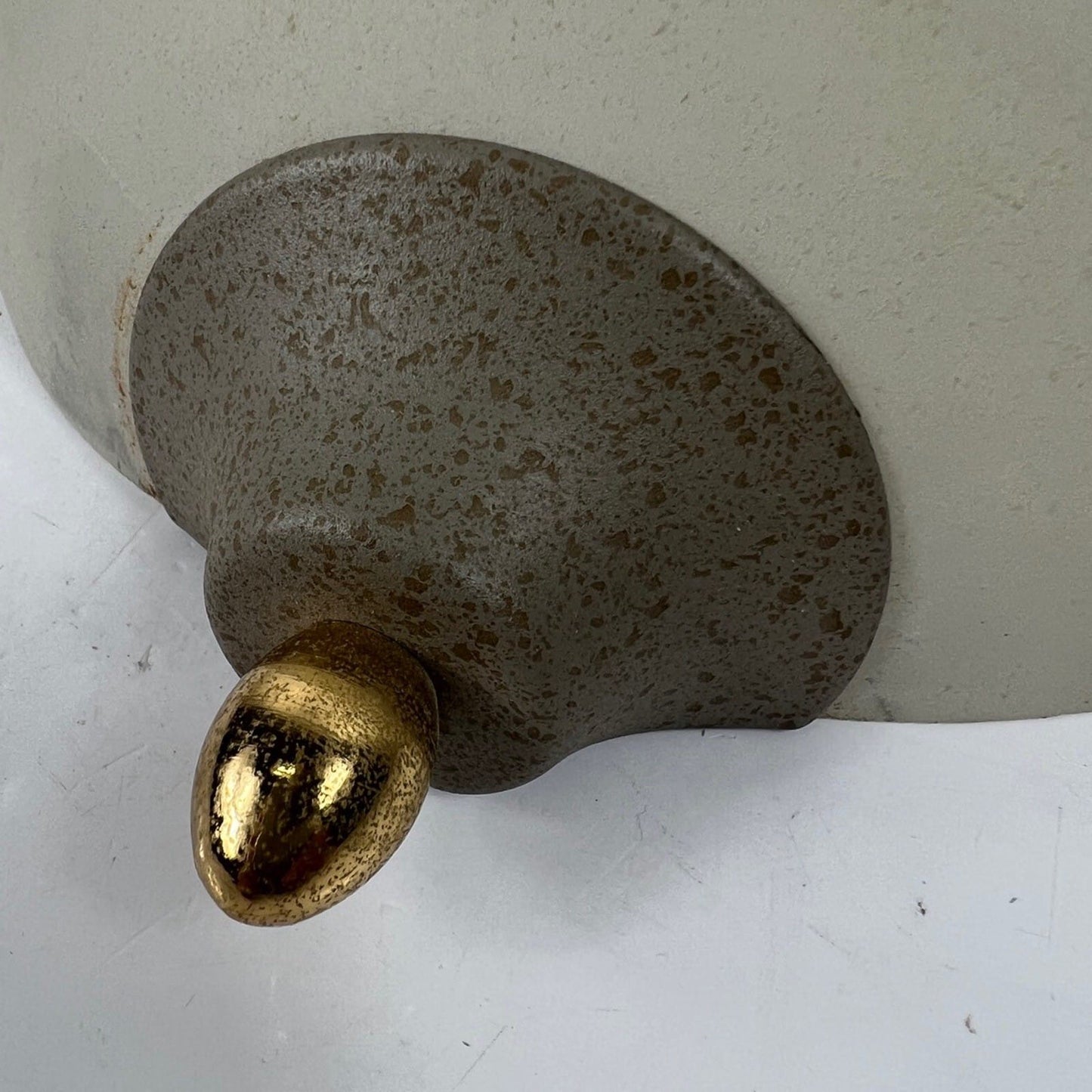 Lampada da parete applique classico in vetro satinato ALBANI modernariato Categoria  Lampade Appliques