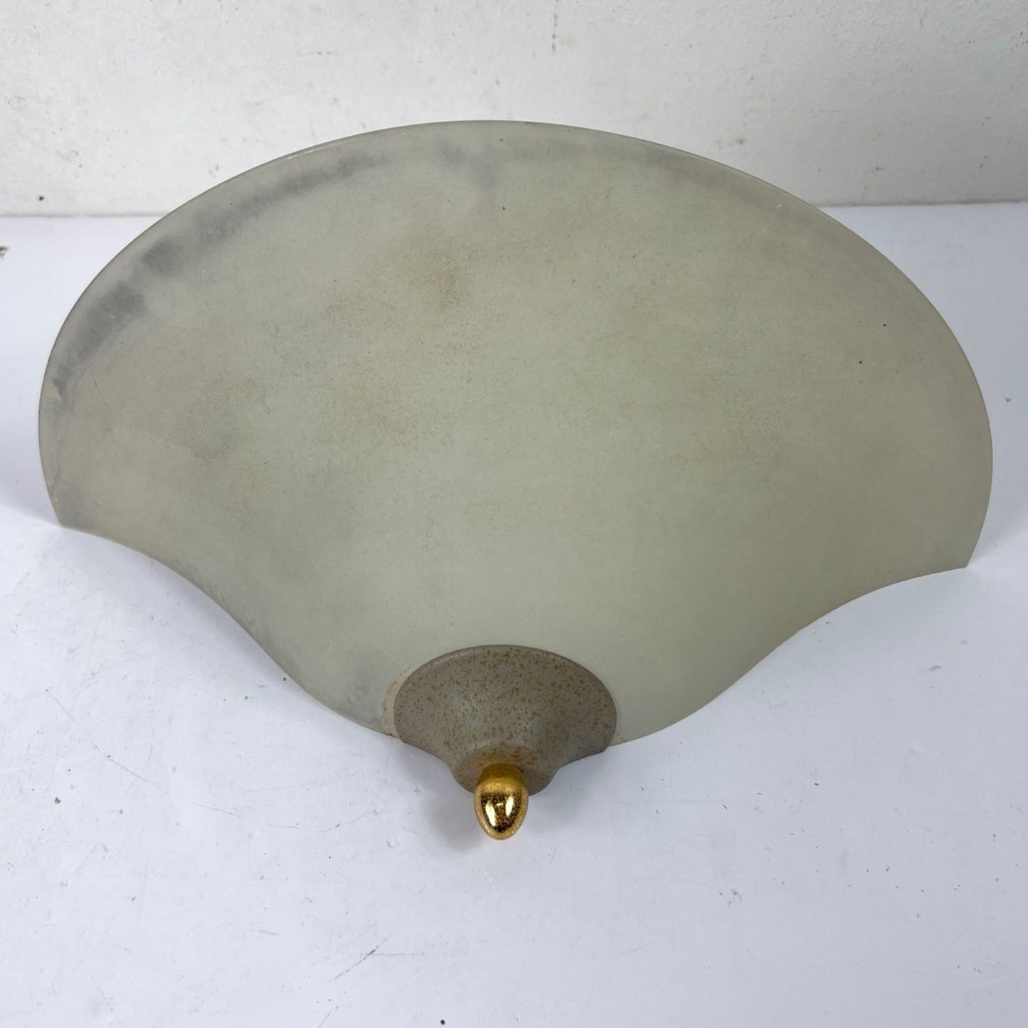 Lampada da parete applique classico in vetro satinato ALBANI modernariato Categoria  Lampade Appliques