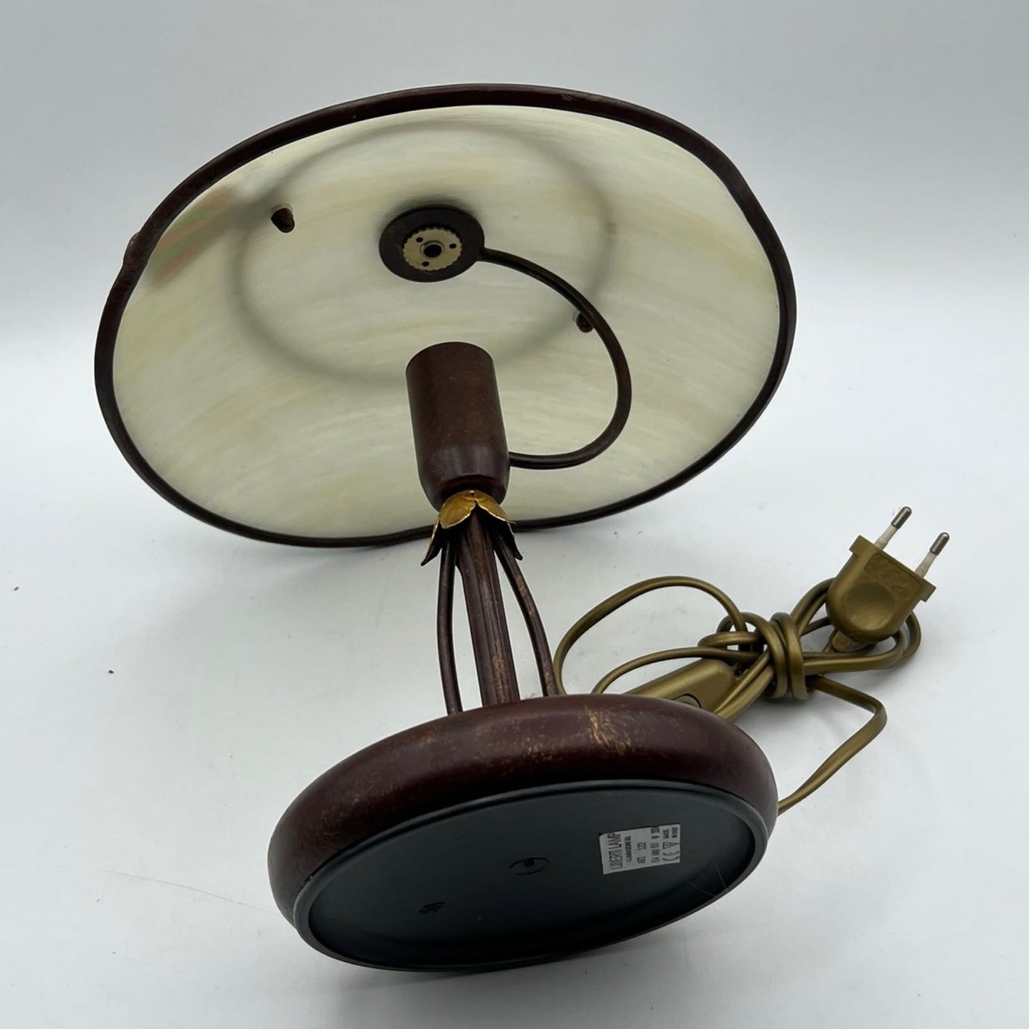 Lampada Da Tavolo Anni 80 in stile antico Liberty  Abat Jour Vintage Tiffany Categoria  Lampade Appliques