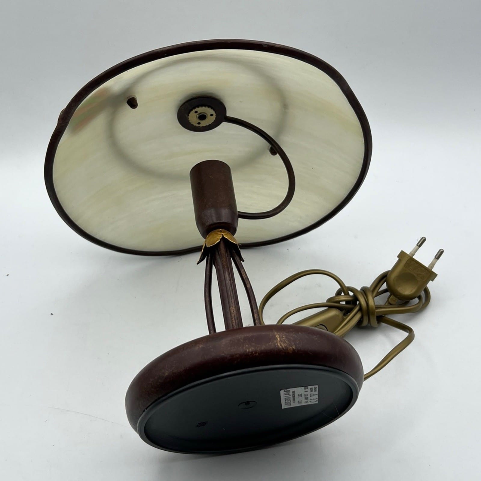 Lampada Da Tavolo Anni 80 in stile antico Liberty  Abat Jour Vintage Tiffany Categoria  Lampade Appliques