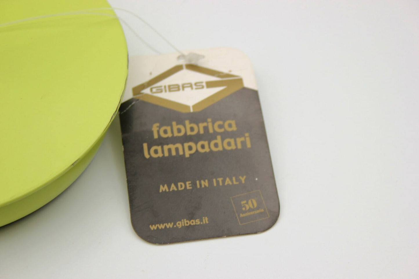 Lampada da tavolo scrivania abatjour GIBAS in metallo verde cristallo satinato Categoria  Lampade Appliques