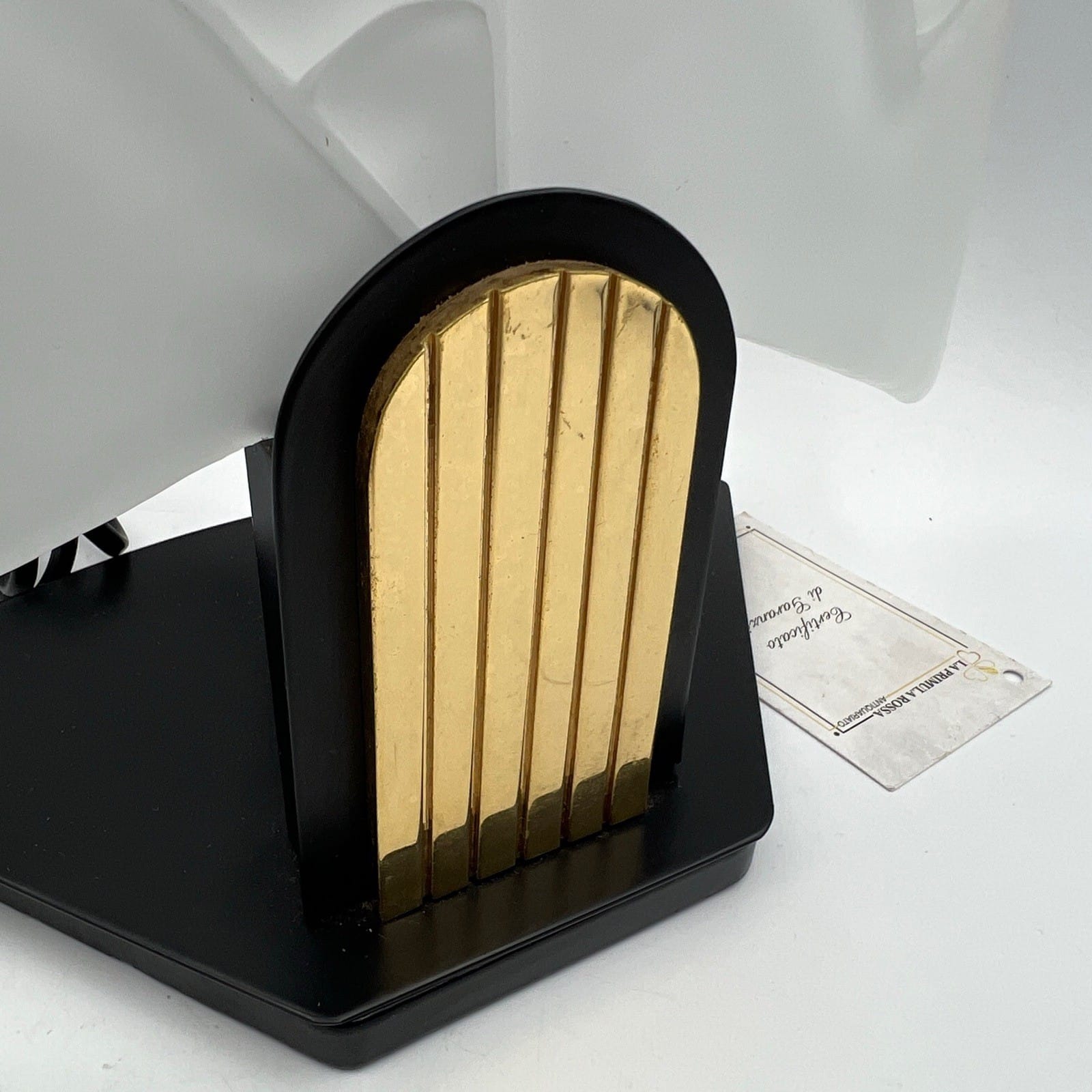 Lampada Da Tavolo Vintage stile Art Deco Con Vetro Ventaglio di Murano Satinato Categoria  Lampade Appliques