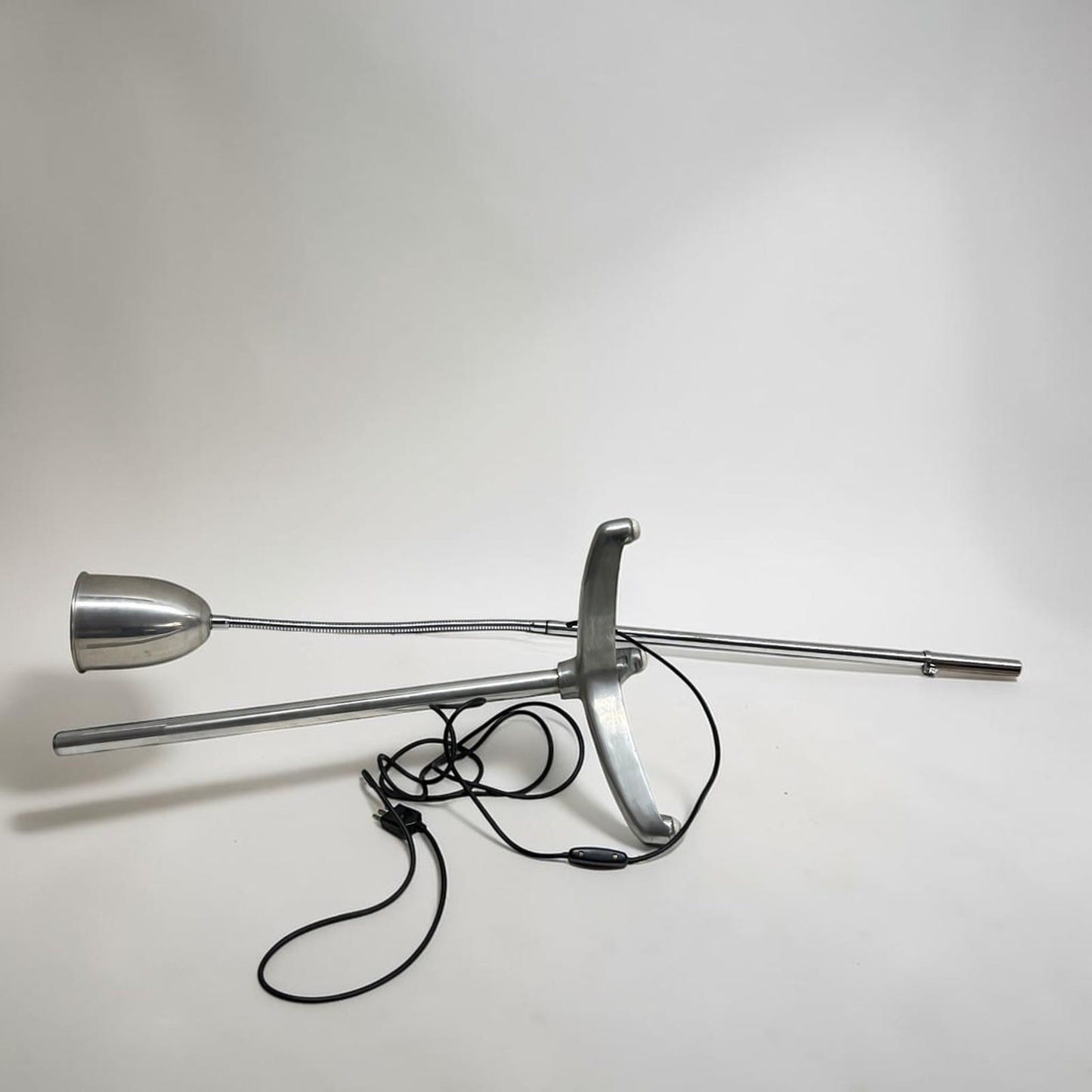 Lampada di Modernariato da terra per Studio Medico in metallo anni 50 invernizzi Categoria  Lampade Appliques