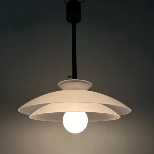 Lampadario Lampada a sospensione vintage in vetro stile Scandinavo Modernariato Categoria  Lampade Appliques