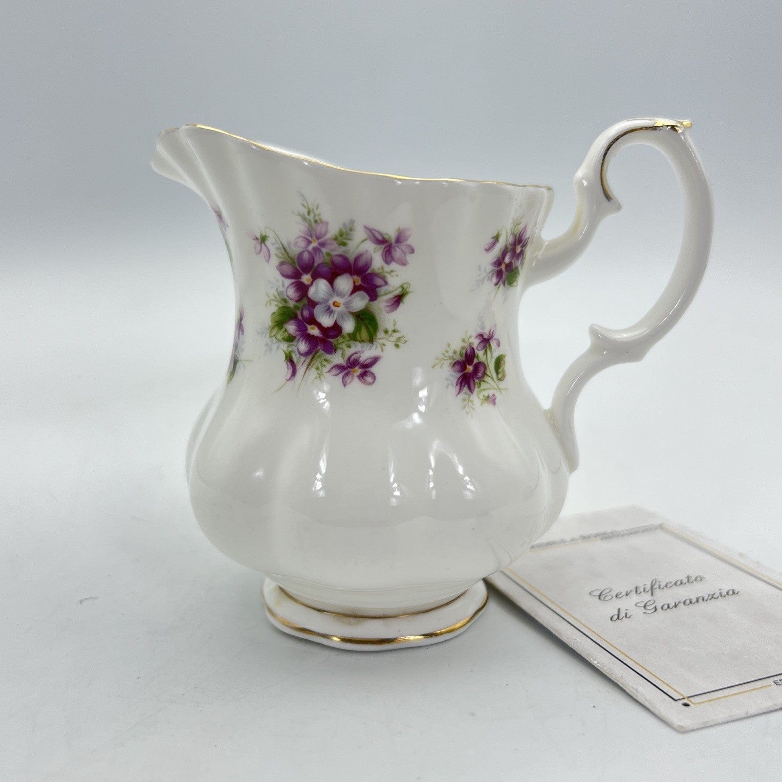 Lattiera in porcellana Royal Albert bricco per latte Violette Sweet Violets Categoria  Servizio tazze - Tazze
