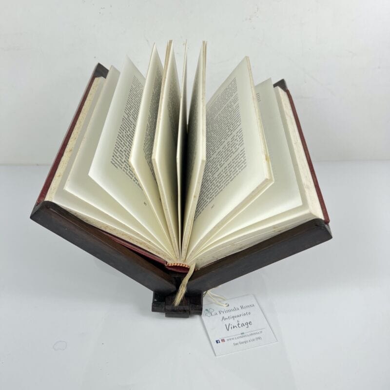 Leggio Portaricette In Legno Massello – Supporto Per Libri Da Cucina, Spartiti E Foto – Stile Vintage