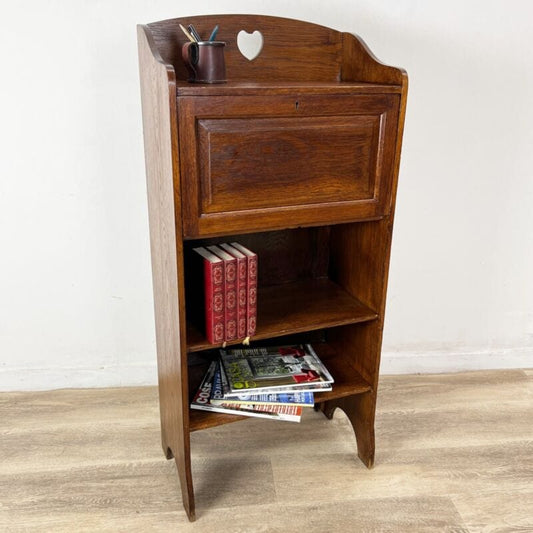 Libreria antica a ribalta stile retro mobile Mensola in legno chiaro soggiorno Categoria  Arredamento