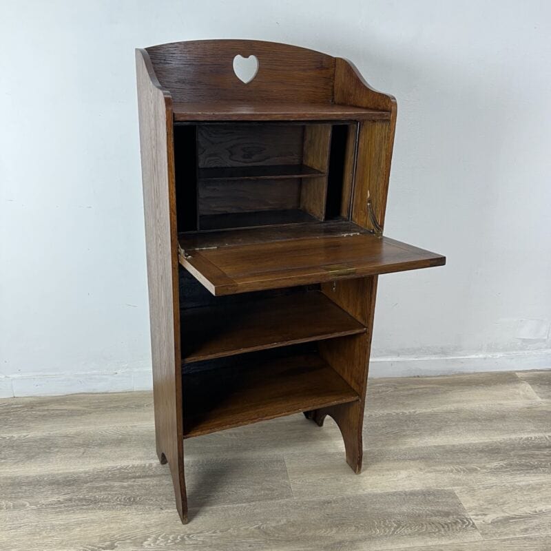 Libreria antica a ribalta stile retro mobile Mensola in legno chiaro soggiorno Categoria  Arredamento