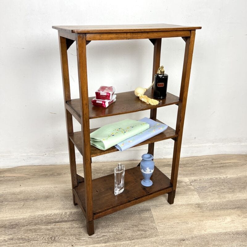 Libreria Antica Etagere stile retro mobile da bagno scaffale in legno chiaro 900 Categoria  Arredamento