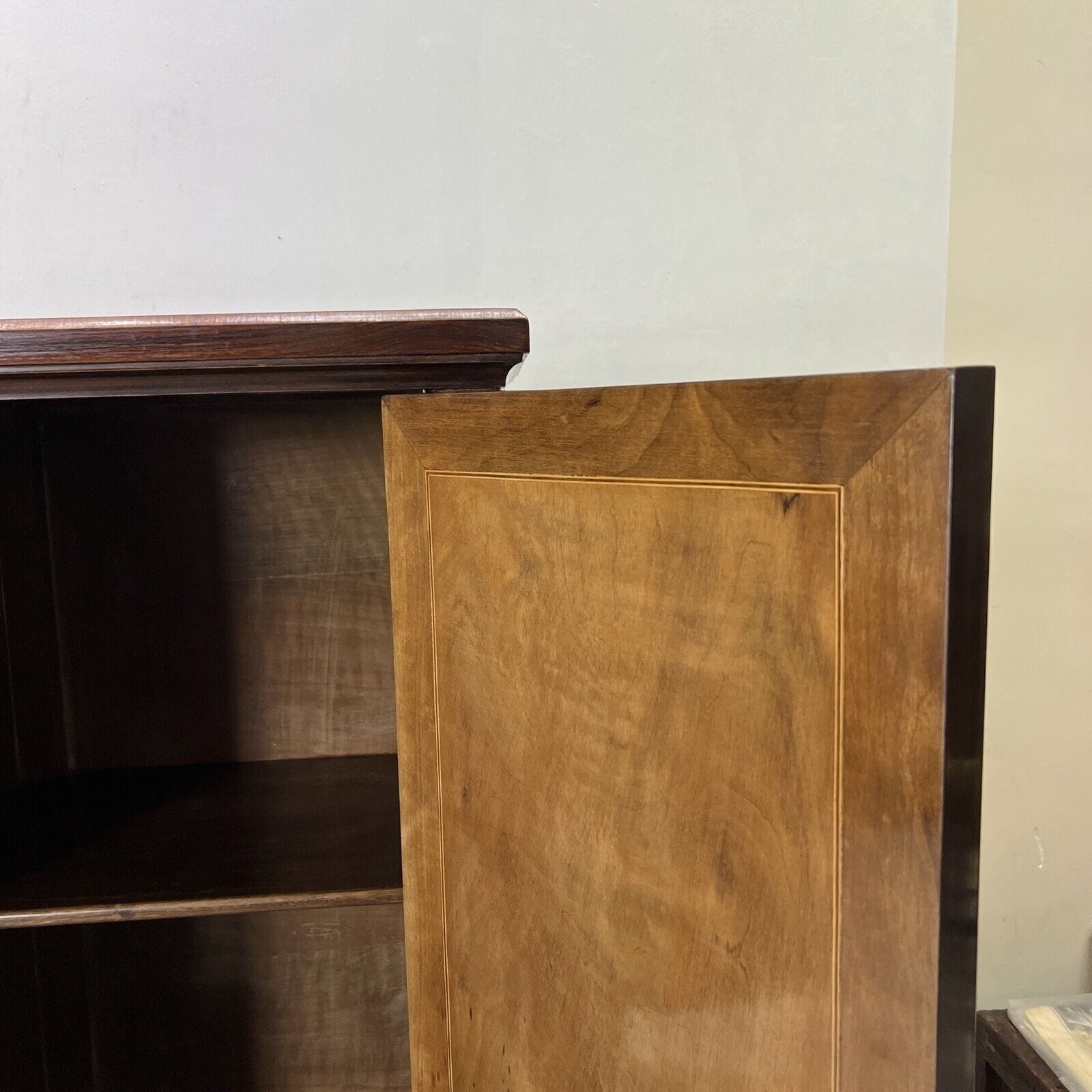 Libreria antica in stile LUIGI XVI Etagere 900 mobile legno intarsiato soggiorno Categoria  Vetrine