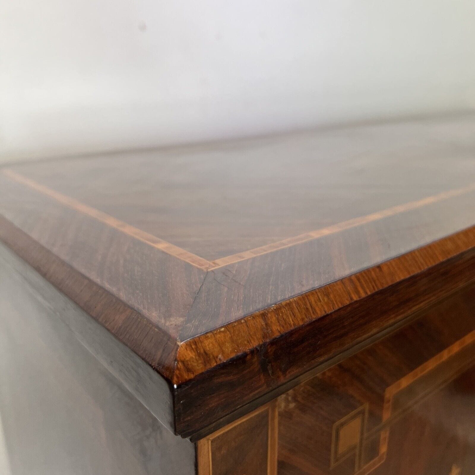 Libreria antica in stile LUIGI XVI Etagere 900 mobile legno intarsiato soggiorno Categoria  Vetrine