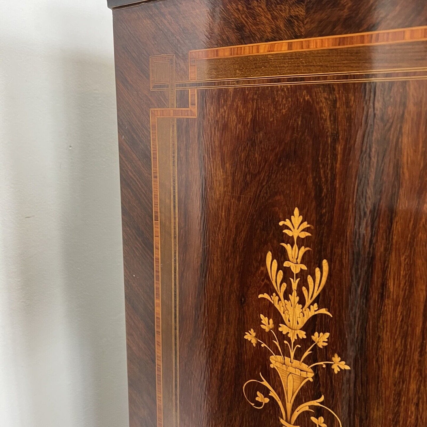 Libreria antica in stile LUIGI XVI Etagere 900 mobile legno intarsiato soggiorno Categoria  Vetrine