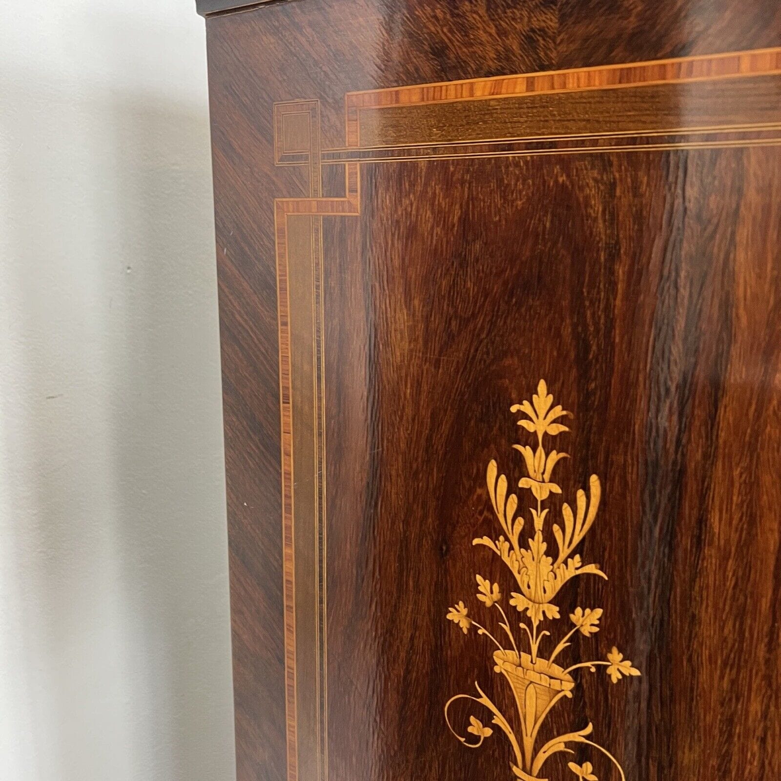 Libreria antica in stile LUIGI XVI Etagere 900 mobile legno intarsiato soggiorno Categoria  Vetrine
