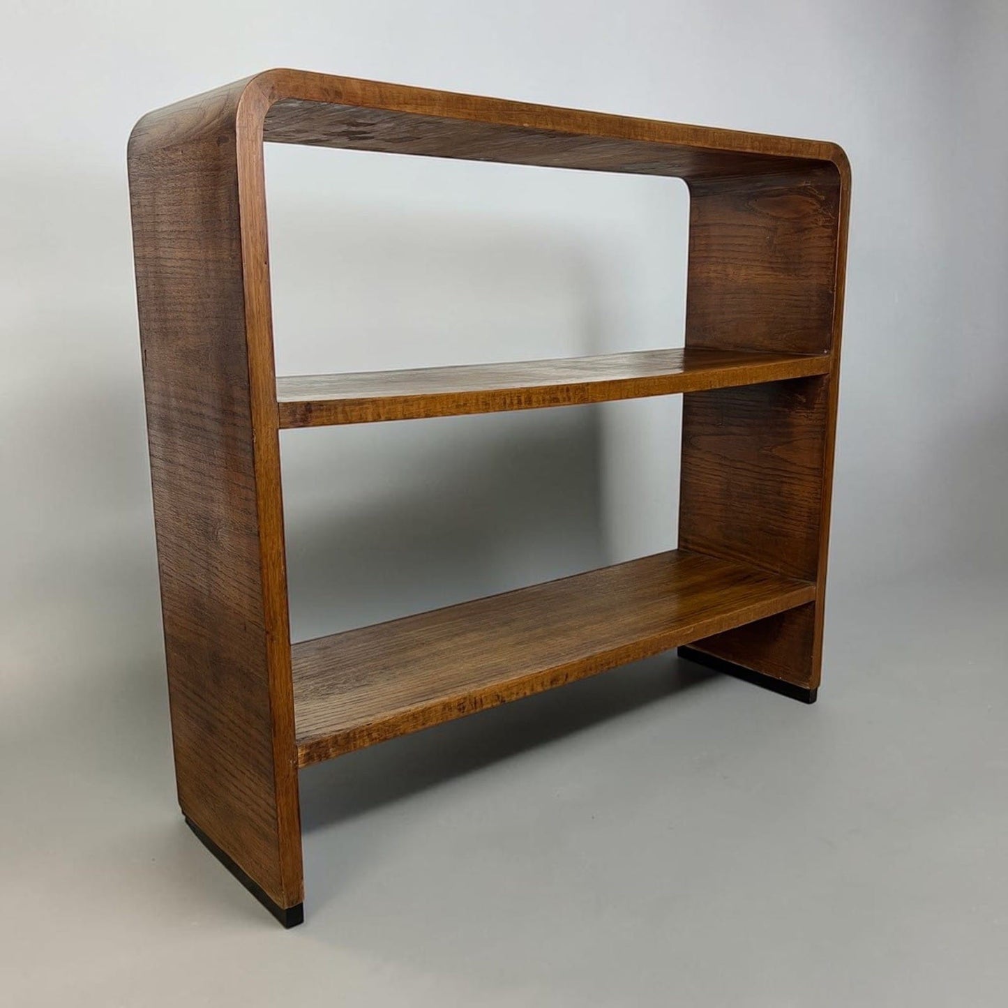 Libreria art deco vintage di design mobile Consolle Scaffale antico in legno Categoria  Vetrine