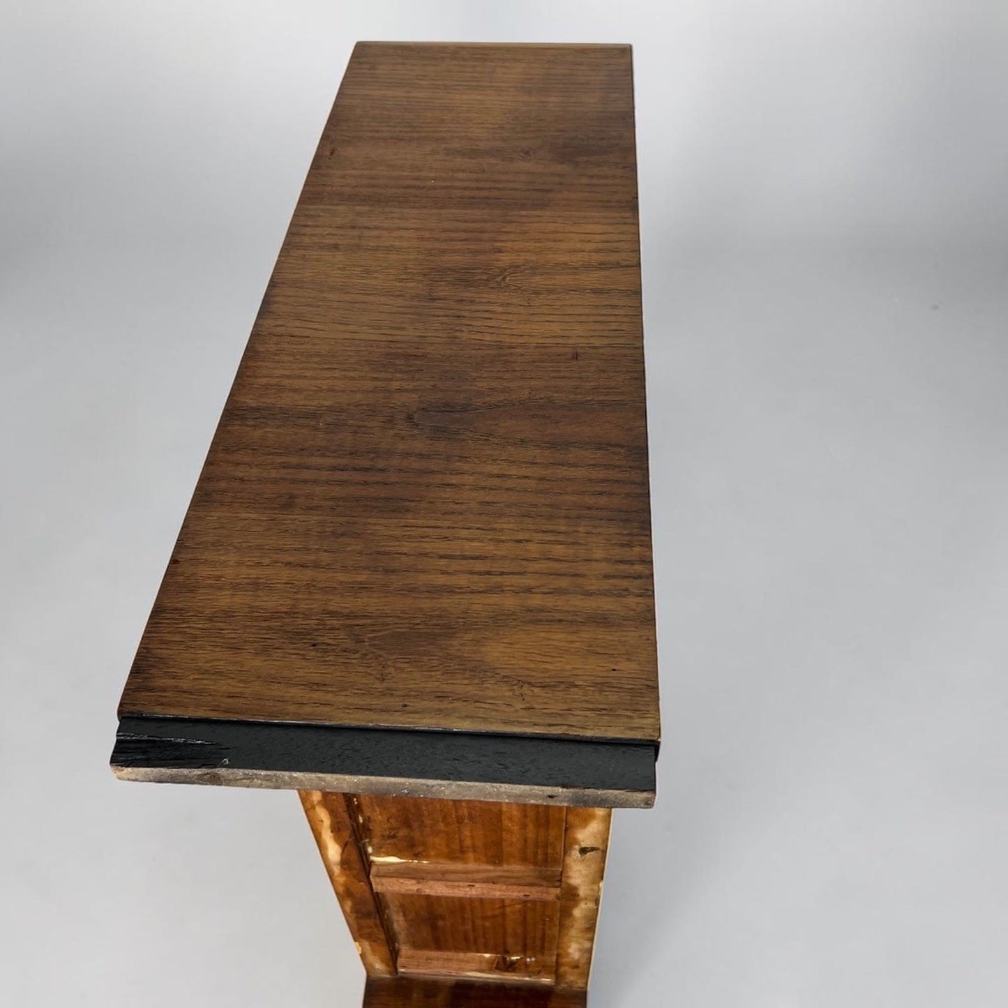 Libreria art deco vintage di design mobile Consolle Scaffale antico in legno Categoria  Vetrine