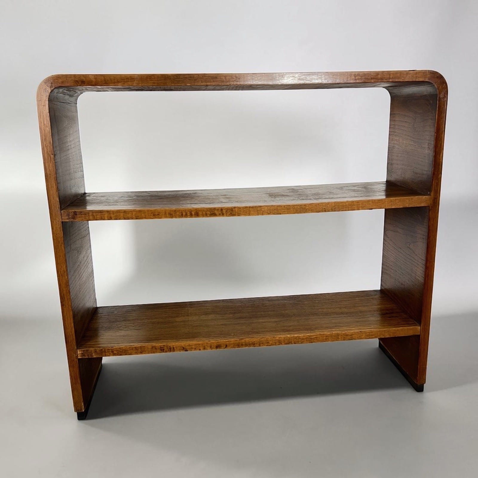 Libreria art deco vintage di design mobile Consolle Scaffale antico in legno Categoria  Vetrine
