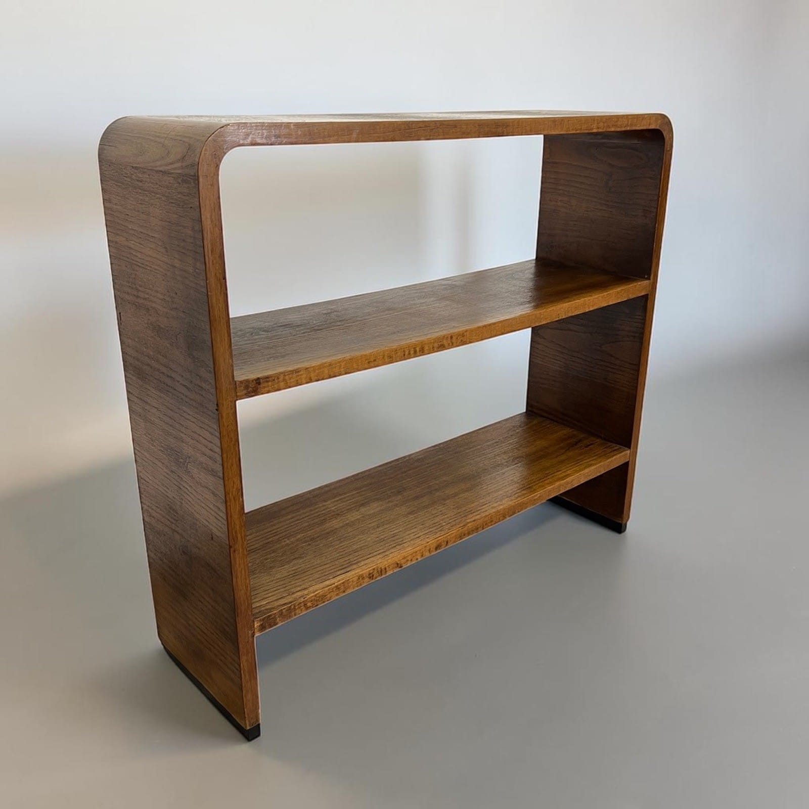 Libreria art deco vintage di design mobile Consolle Scaffale antico in legno Categoria  Vetrine