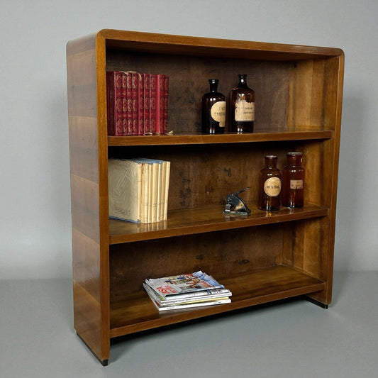 Libreria art deco vintage di design mobile soggiorno Scaffale antico in legno Categoria  Vetrine