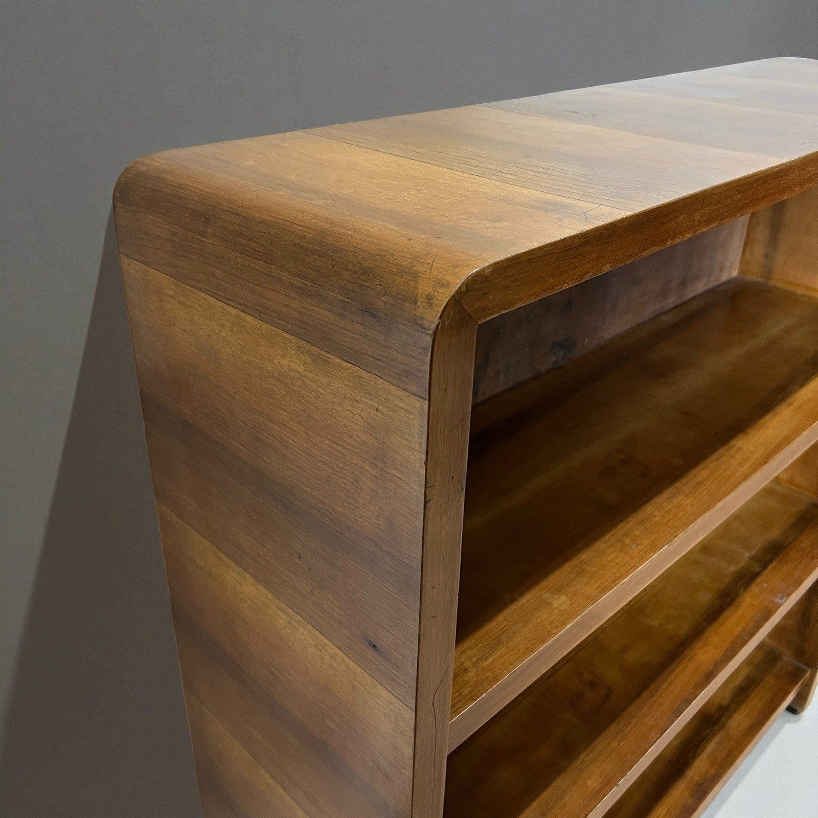 Libreria art deco vintage di design mobile soggiorno Scaffale antico in legno Categoria  Vetrine