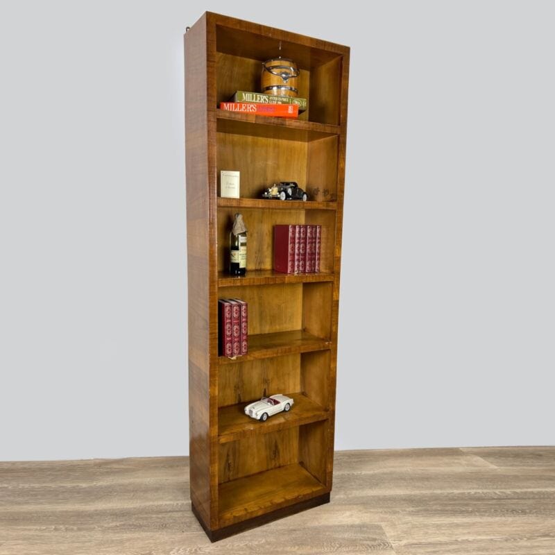 Libreria art deco vintage di design mobile soggiorno Scaffale antico in legno Categoria  Arredamento