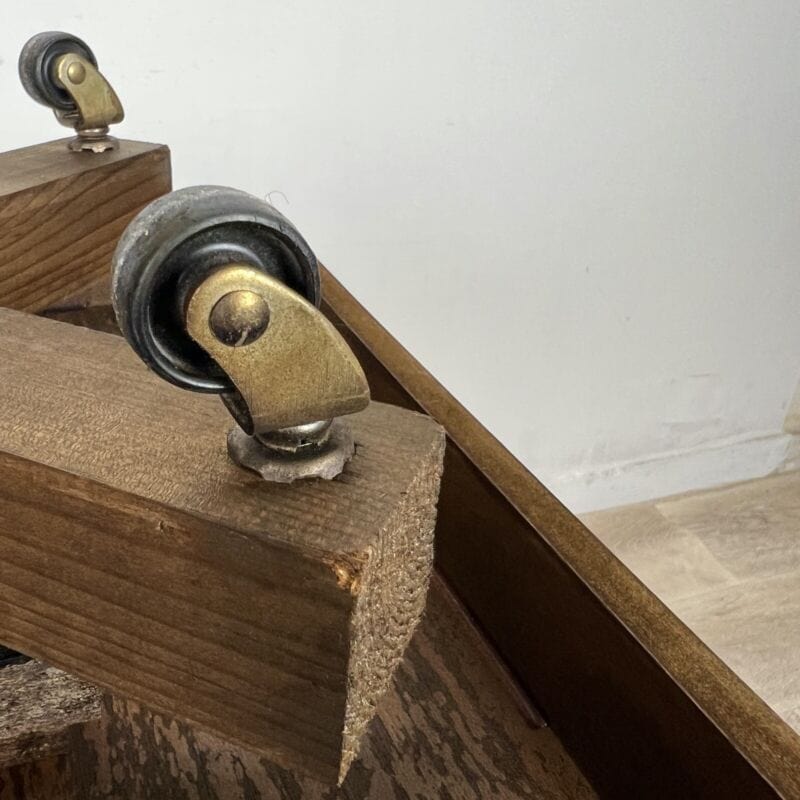 Libreria girevole stile antico vittoriano inglese in legno reggilibri tavolo Categoria  Complementi d'arredo