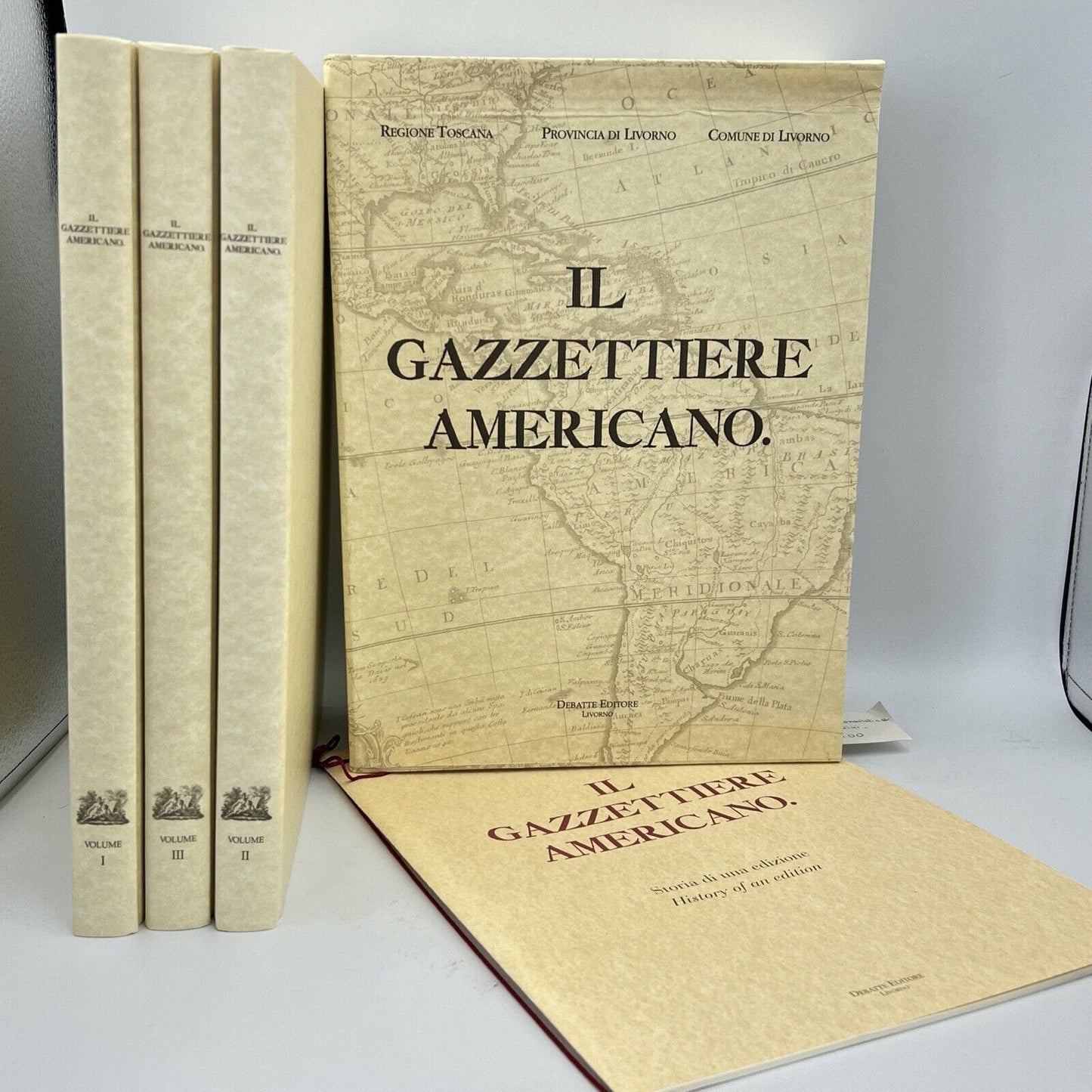 Libro Il Gazzettiere Americano 3 volumi anno 2003 Storia America XVIII secolo Categoria  Libri