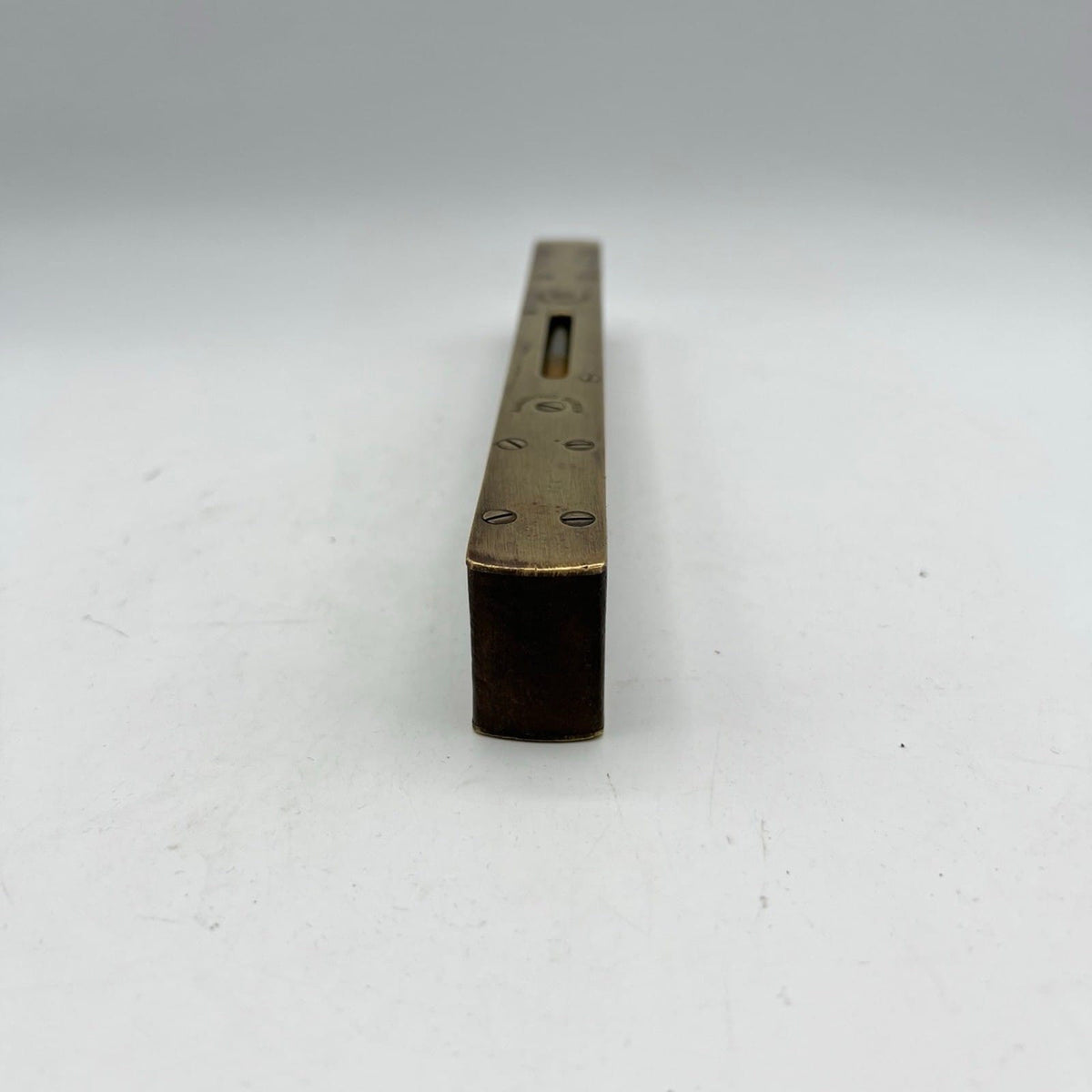 Livella a una bolla regolabile antica in legno e ottone XX secolo inglese Categoria  Attrezzi e Strumenti