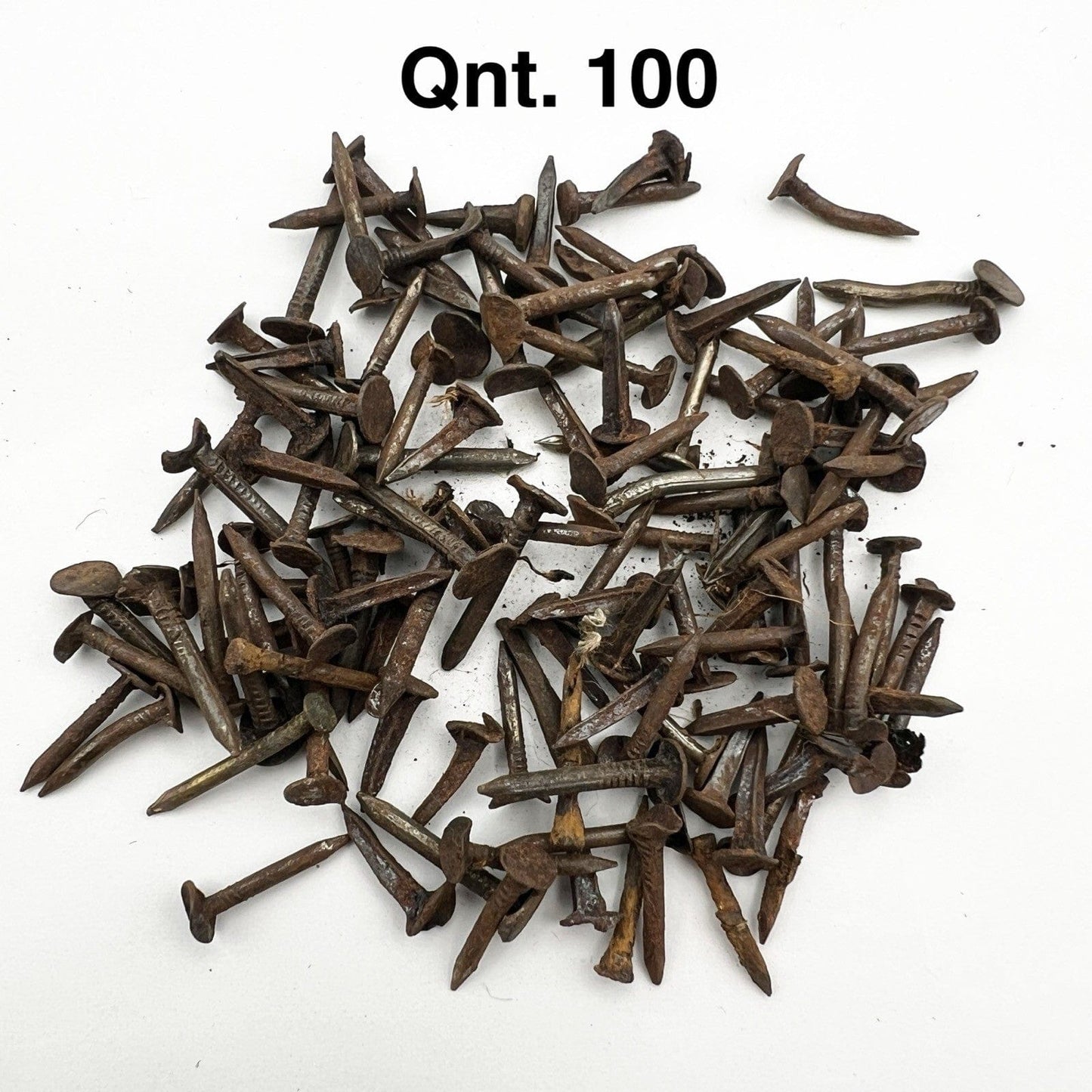 Lotto 100 chiodi antichi in ferro Misti forgiati vecchi chiodini per restauro Categoria  Accessori & Ferramenta d'epoca
