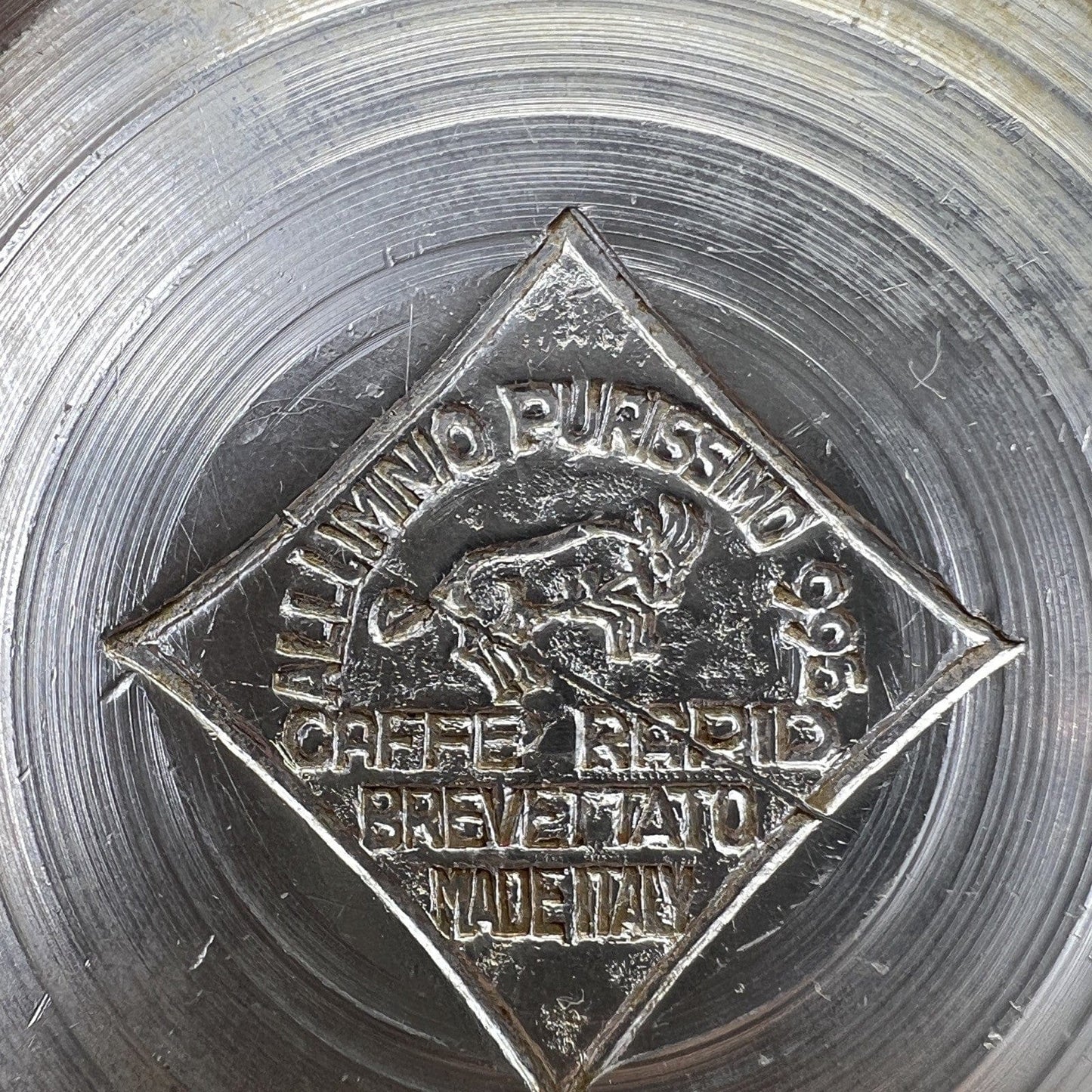 Macchina da Caffe antica Macchinetta Vintage per due tazze in Alluminio anni '70 Categoria  Attrezzi e Strumenti