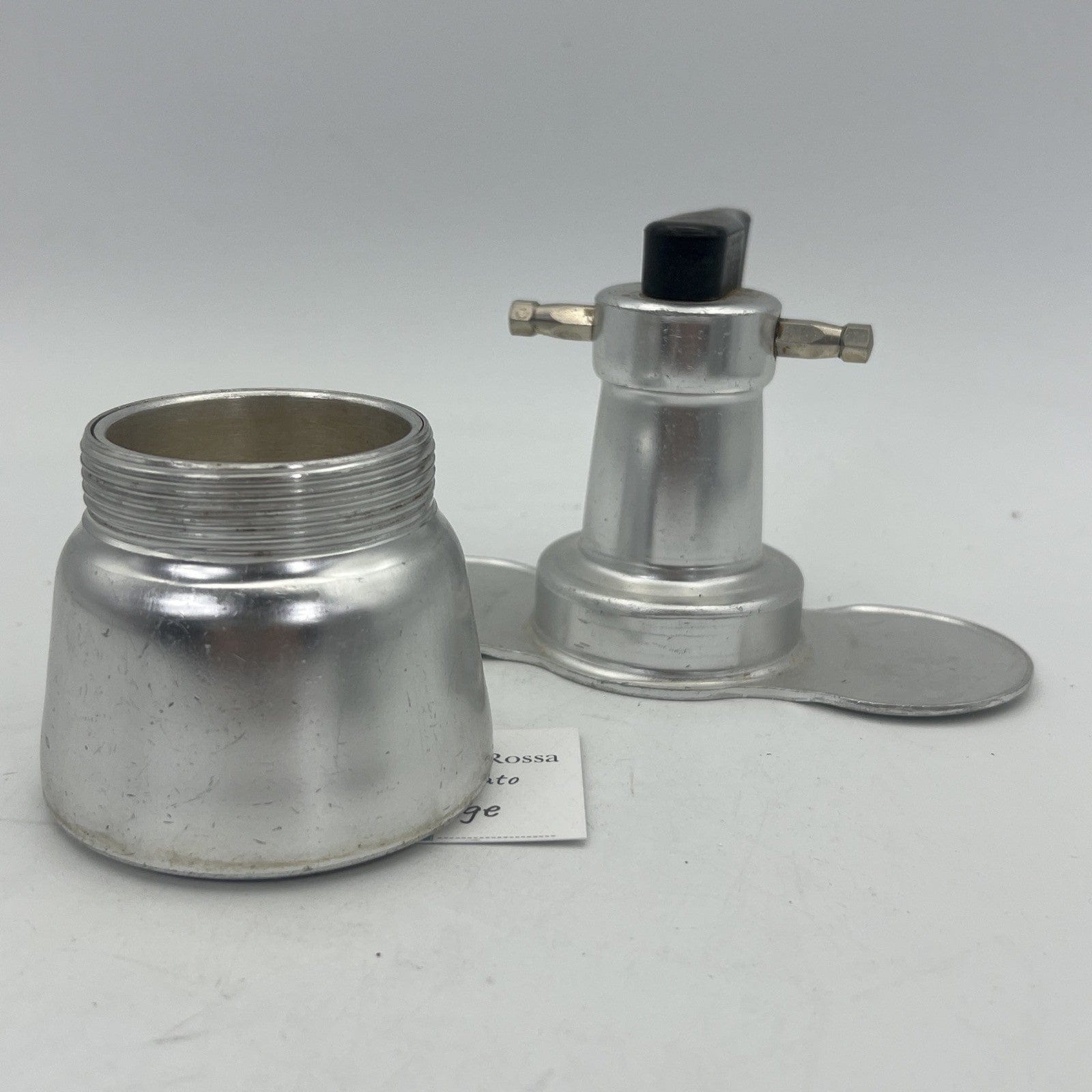 Macchina da Caffe antica Macchinetta Vintage per due tazze in Alluminio anni '70 Categoria  Attrezzi e Strumenti