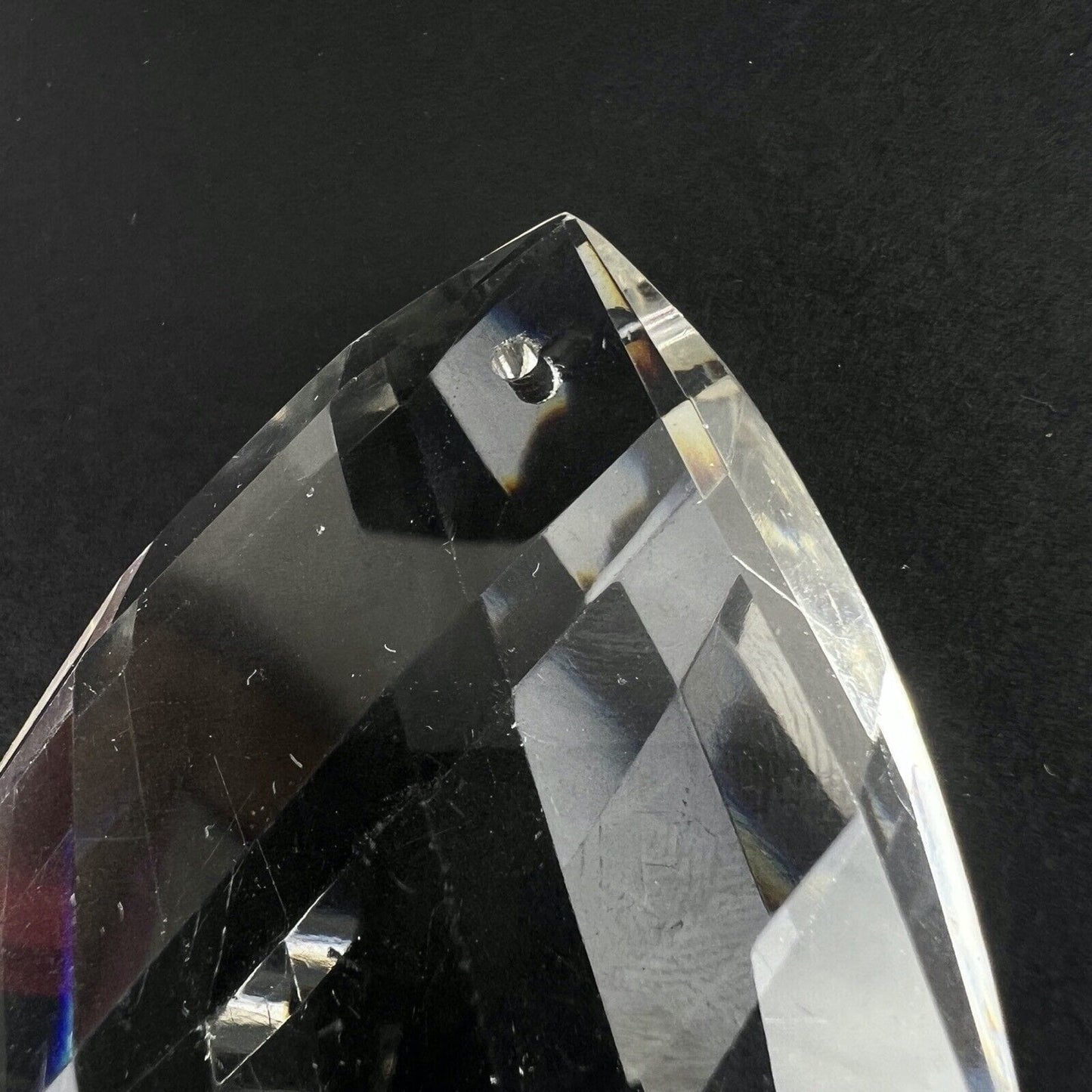 Mandorla grande di cristallo goccia pendente per lampadario ricambio in vetro Categoria  Lampade Appliques