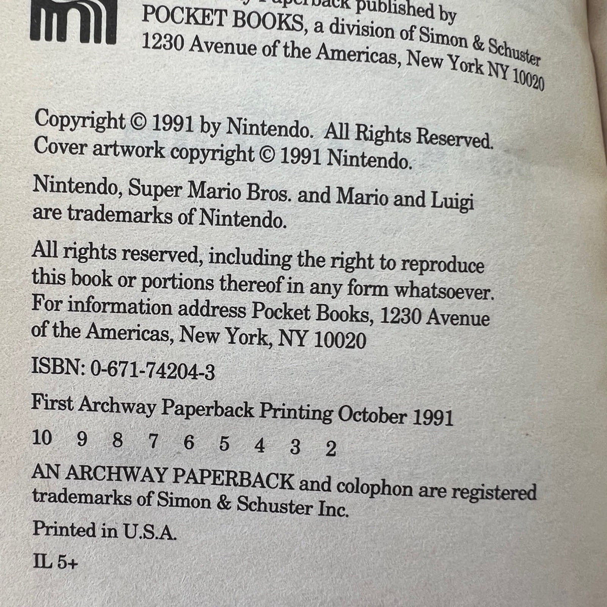 Manuale Libretto Libro Nintendo 1991 Adventure Books Doors to Doom vintage Categoria  Libri
