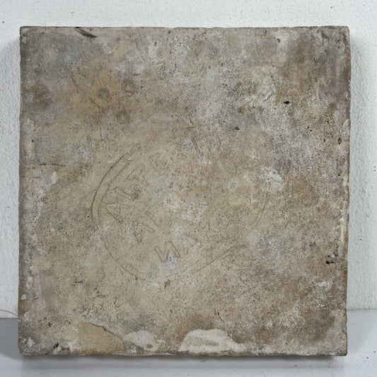 Mattonella Antica Decorativa Piastrella Riggiola vecchia Maiolica D'epoca  Art 2 Categoria  Arte e antiquariato:Porcellana e ceramica:Piastrelle e mattonelle