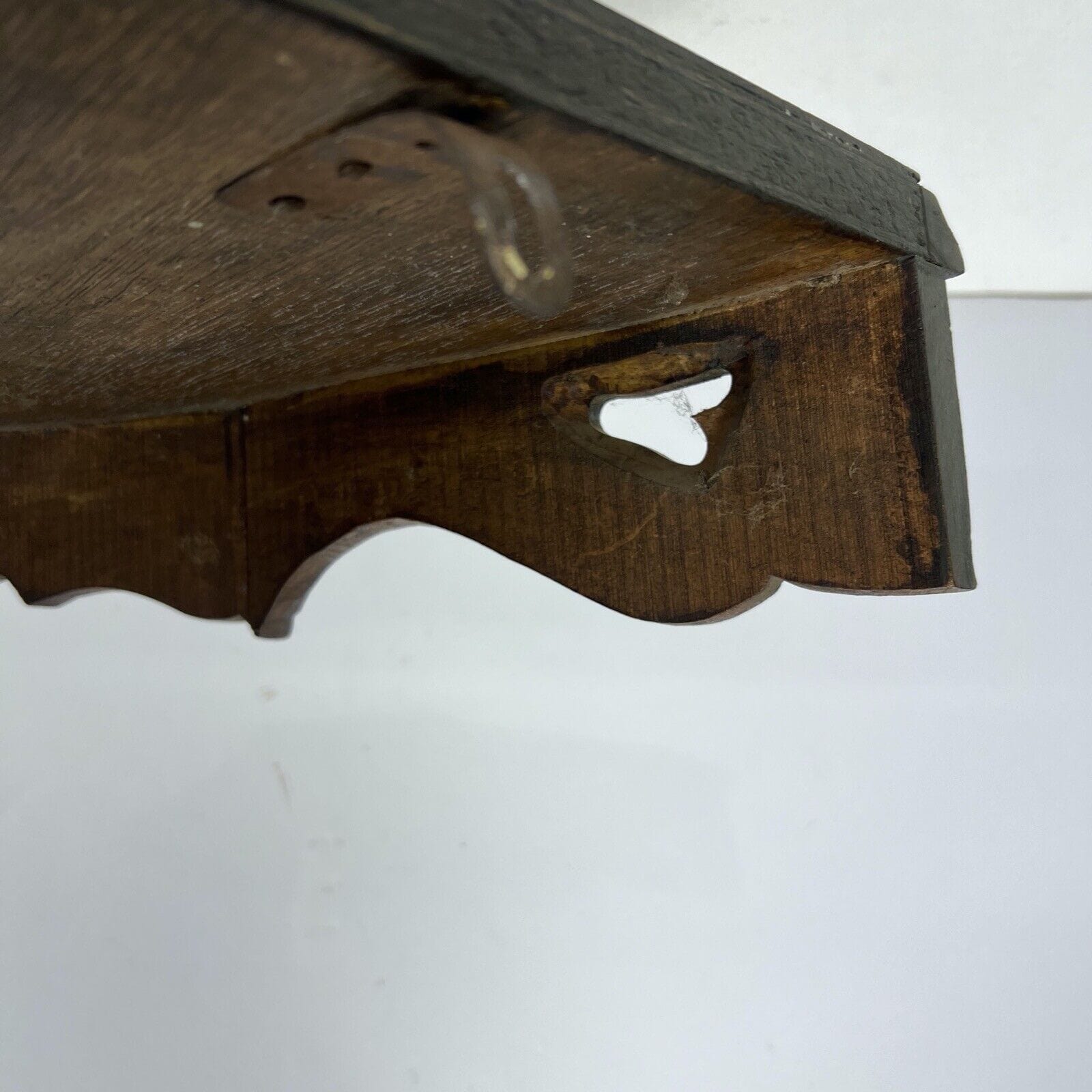 Mensola antica in legno intagliato scolpito piedistallo a sospensione da muro Categoria  Mensole