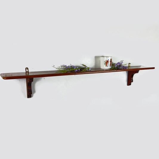 Mensola stile antico 800 in legno piattaia libreria sospesa da parete Mensolina Categoria  Mensole
