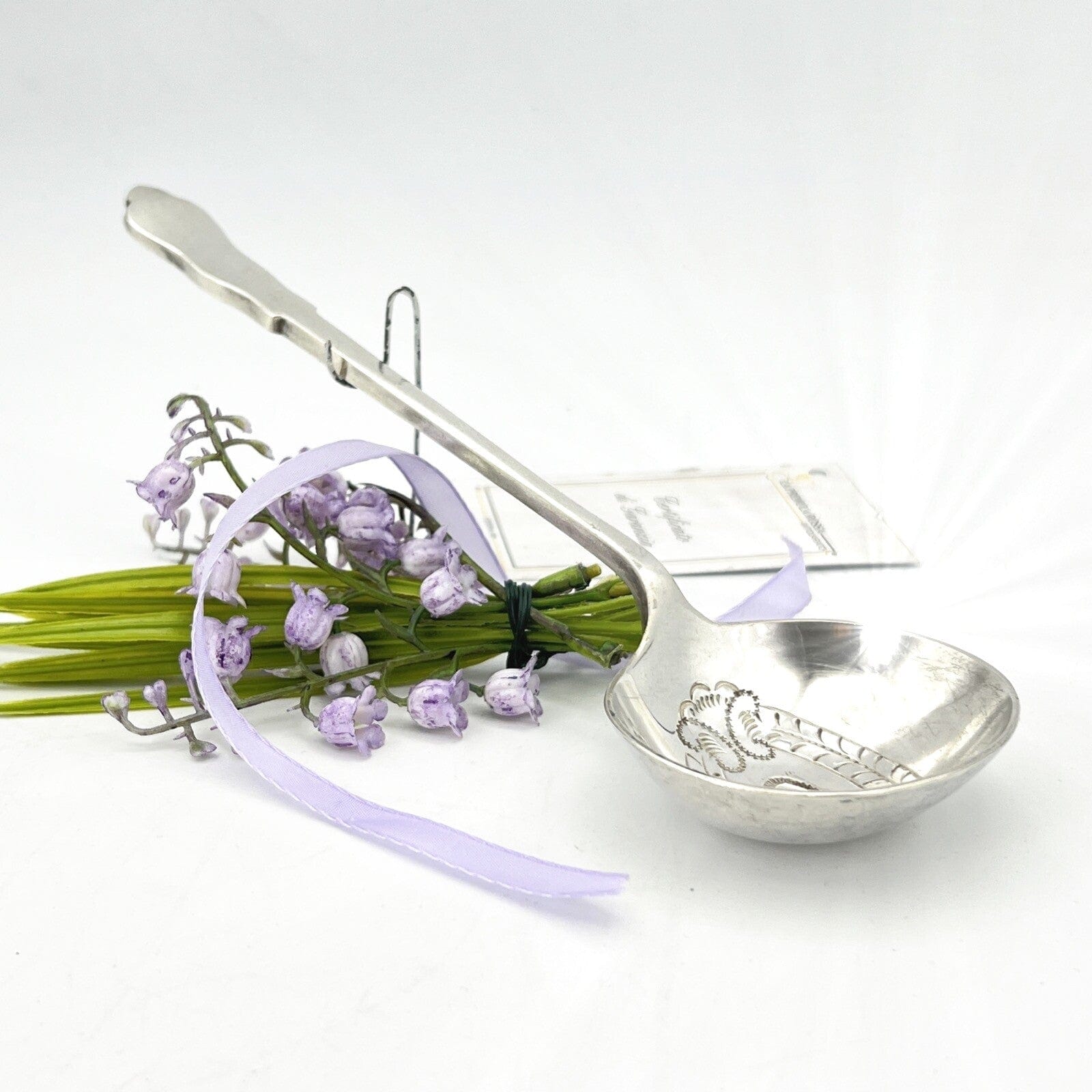 Mestolo stile antico in argento silver plated da salsa mestolino inglese d'epoca Categoria  Sheffield & Argento