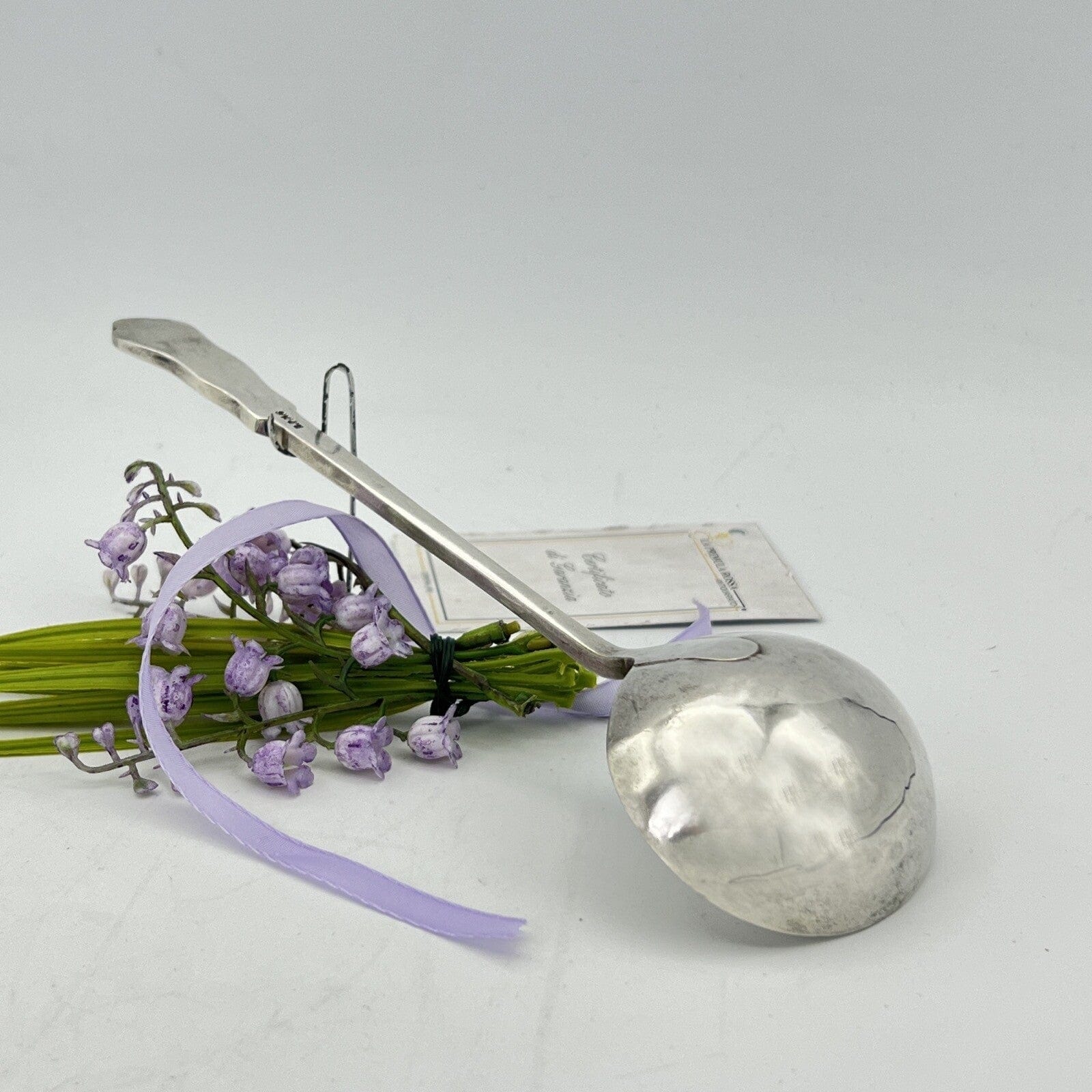 Mestolo stile antico in argento silver plated da salsa mestolino inglese d'epoca Categoria  Sheffield & Argento