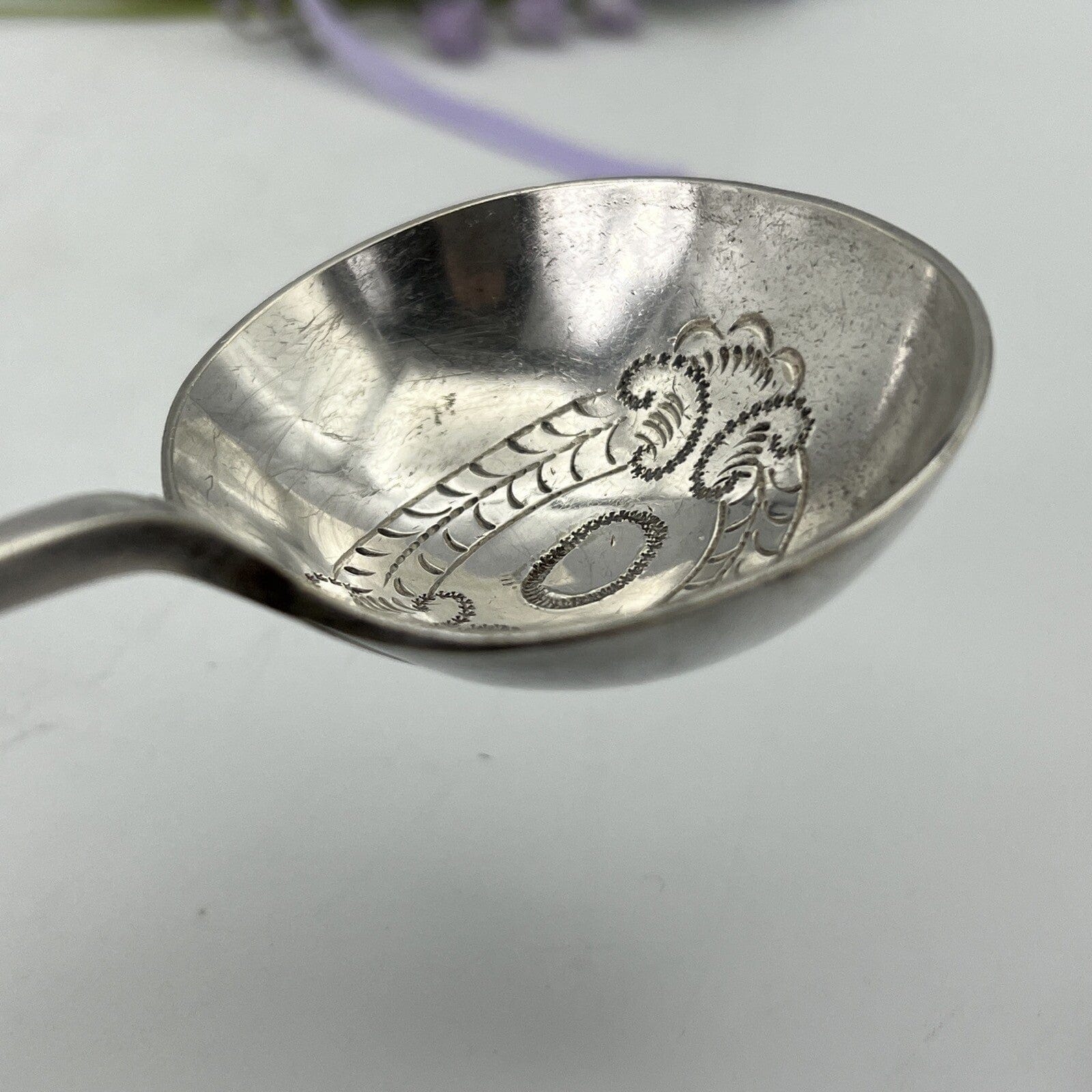Mestolo stile antico in argento silver plated da salsa mestolino inglese d'epoca Categoria  Sheffield & Argento